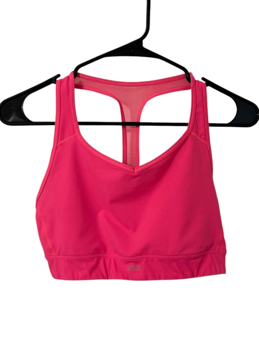 Victoria Secret Hot Pink The Player Mesh Racerback Sports Bra